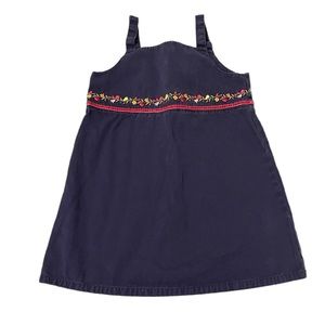 Navy dress with floral print